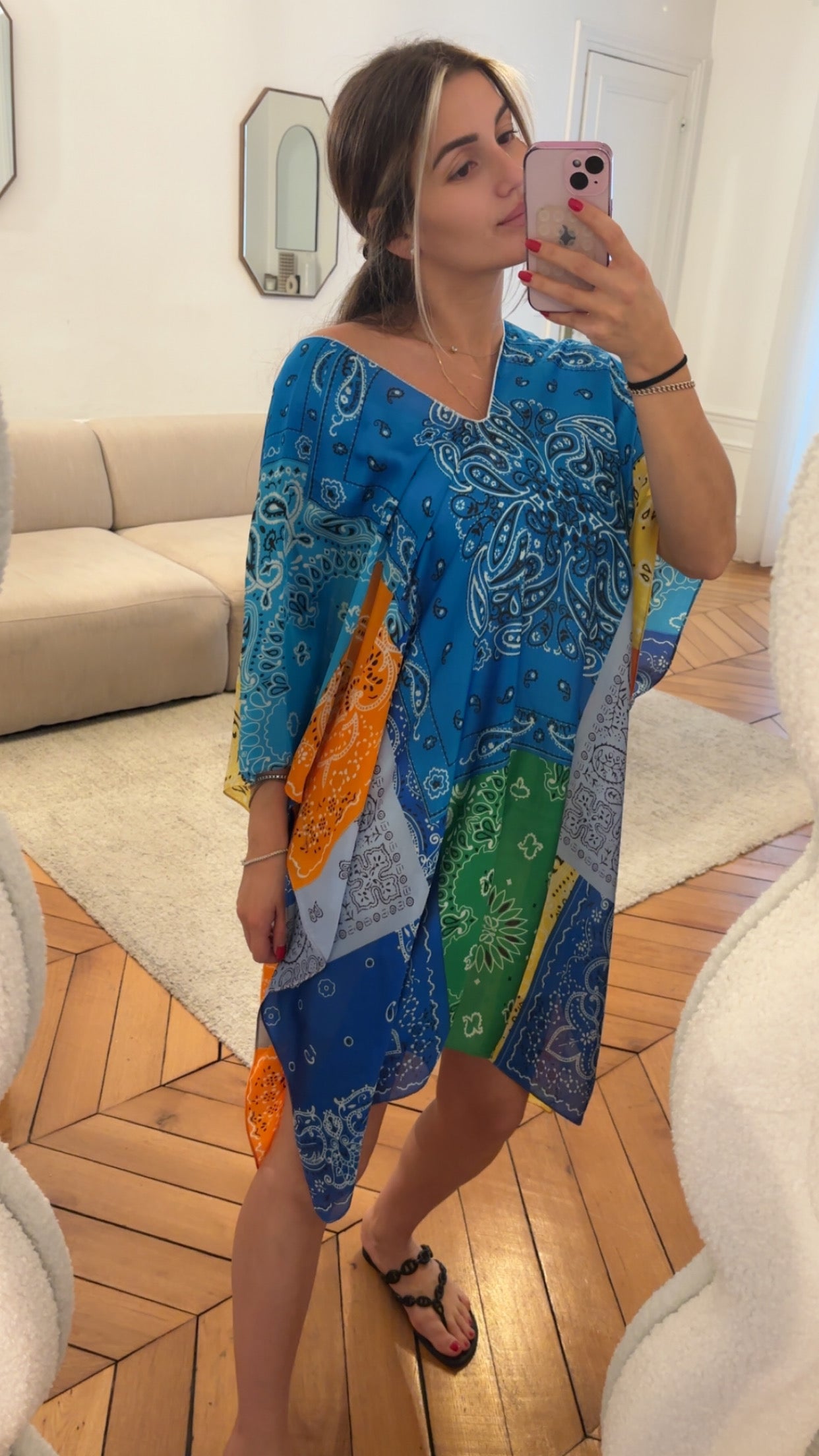 Tunique bandana fluide