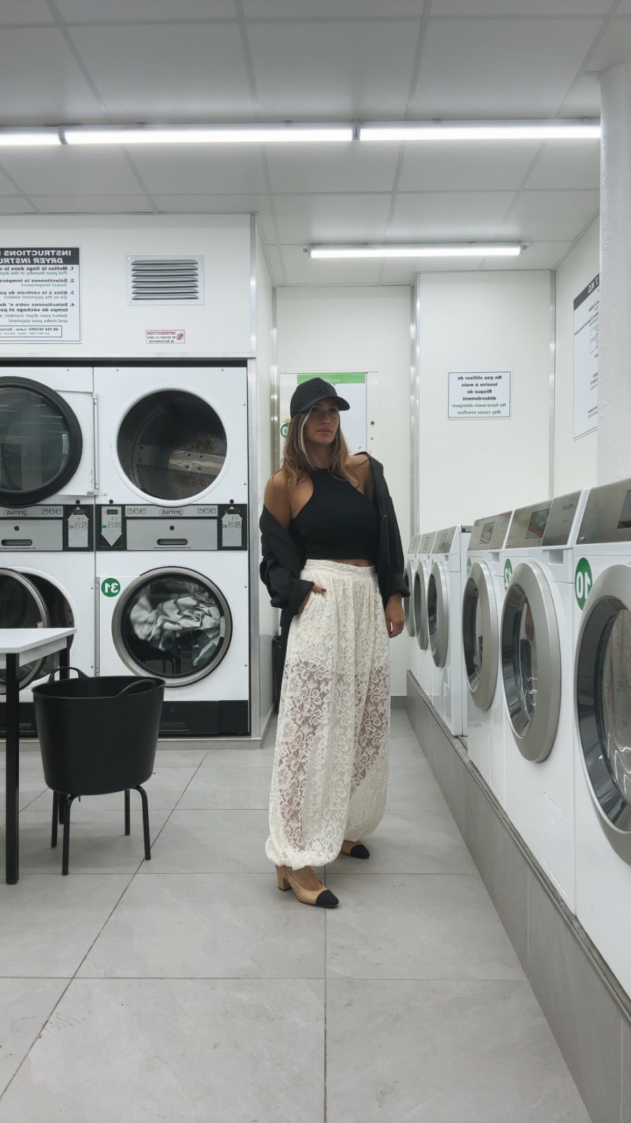 Pantalon Saroual en dentelle