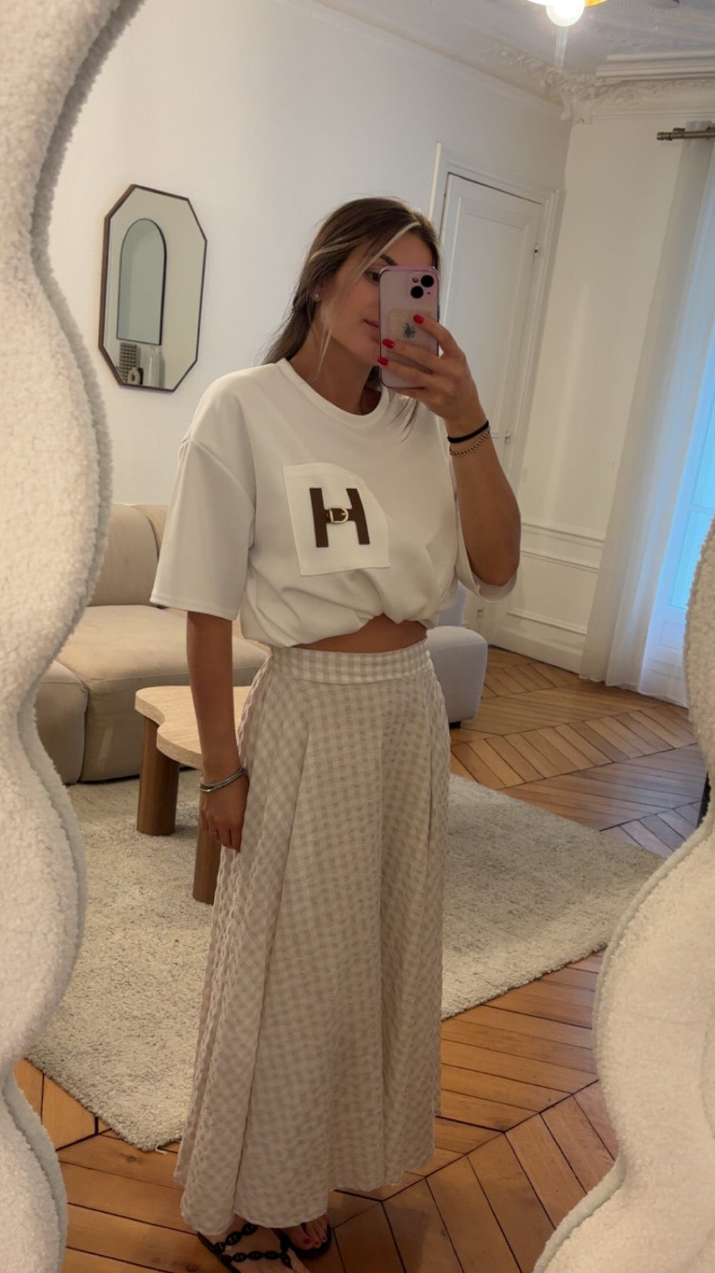 Jupe vichy