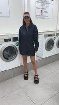 Combi short en jean