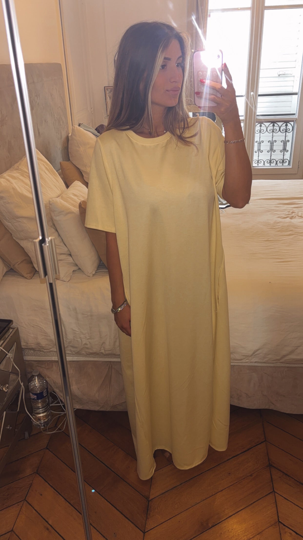 Robe longue t-shirt oversize