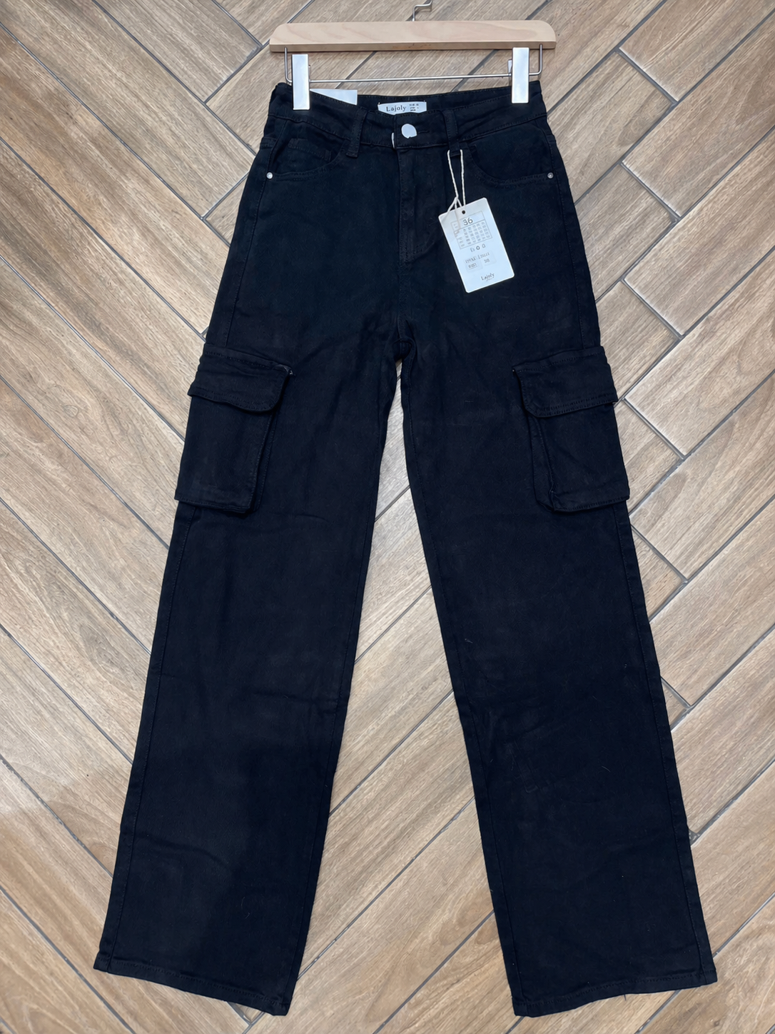 Jean cargo noir