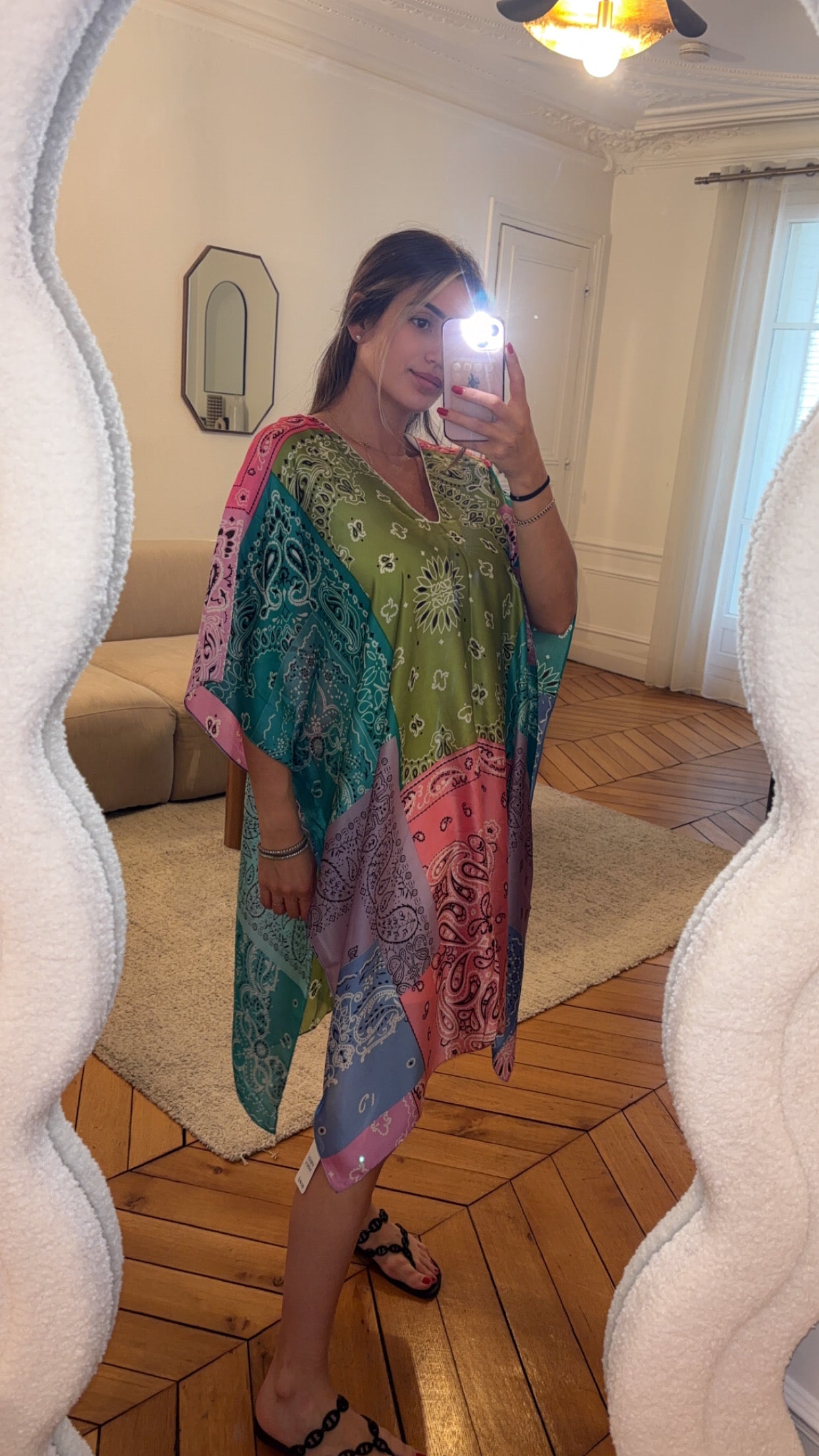 Tunique bandana fluide