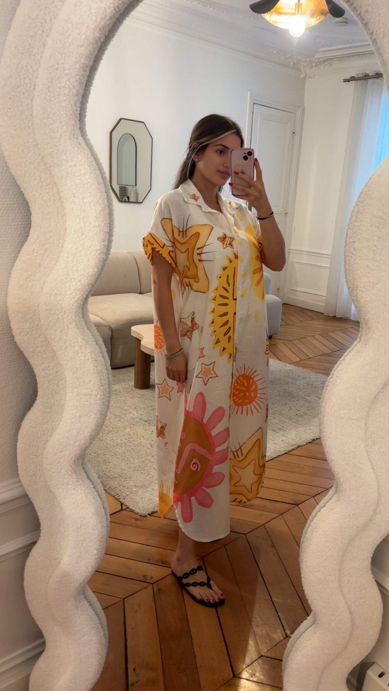 Robe fluide soleil