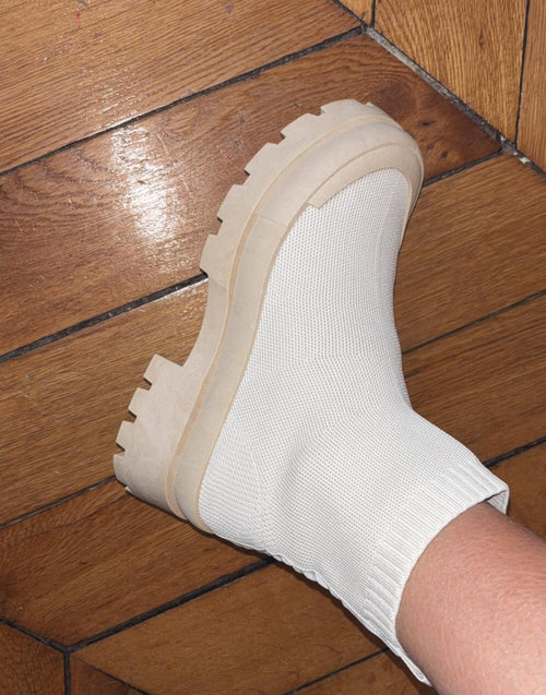 Bottes souple plate-forme