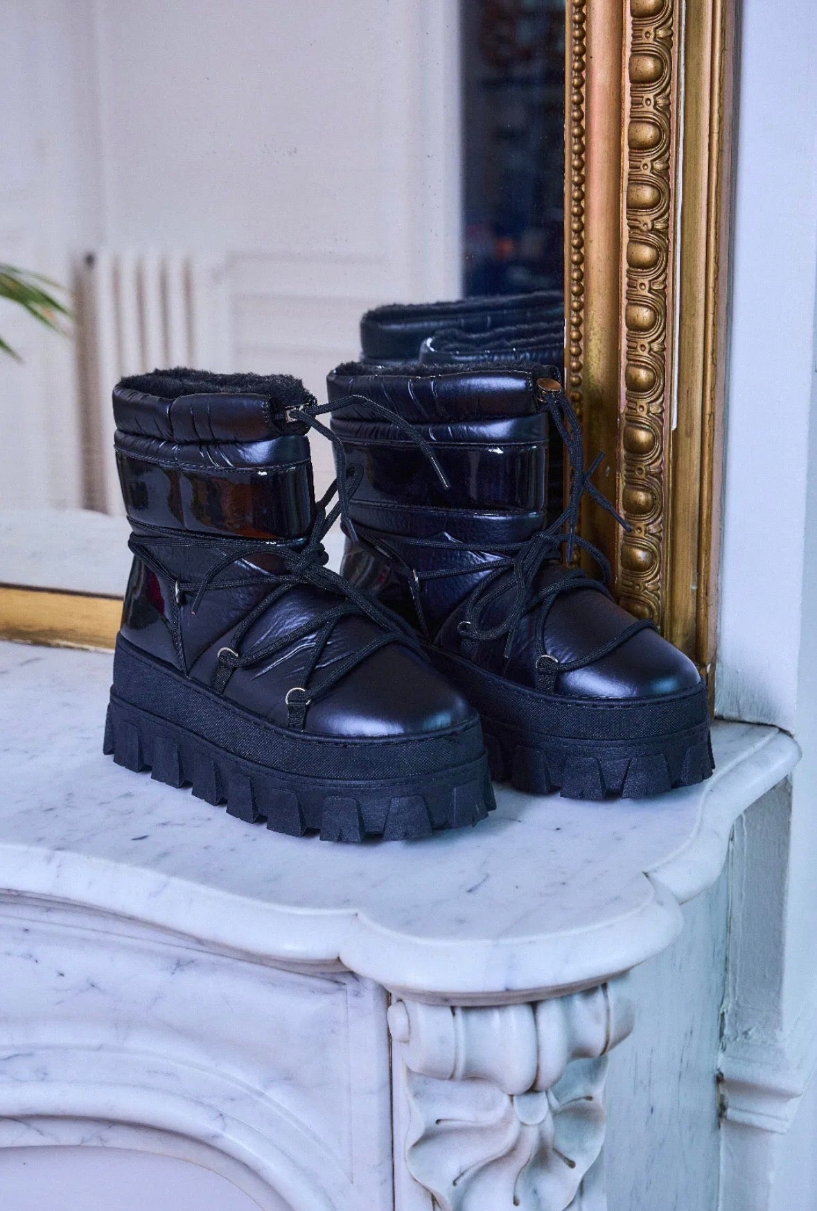 BOOTS FOUREES PLATEFORME